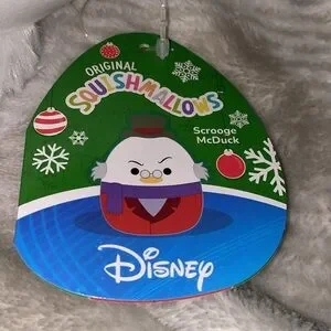Squishmallows Scrooge McDuck 6.5 Inch Plush - Disney DuckTales Collectible Soft Toy